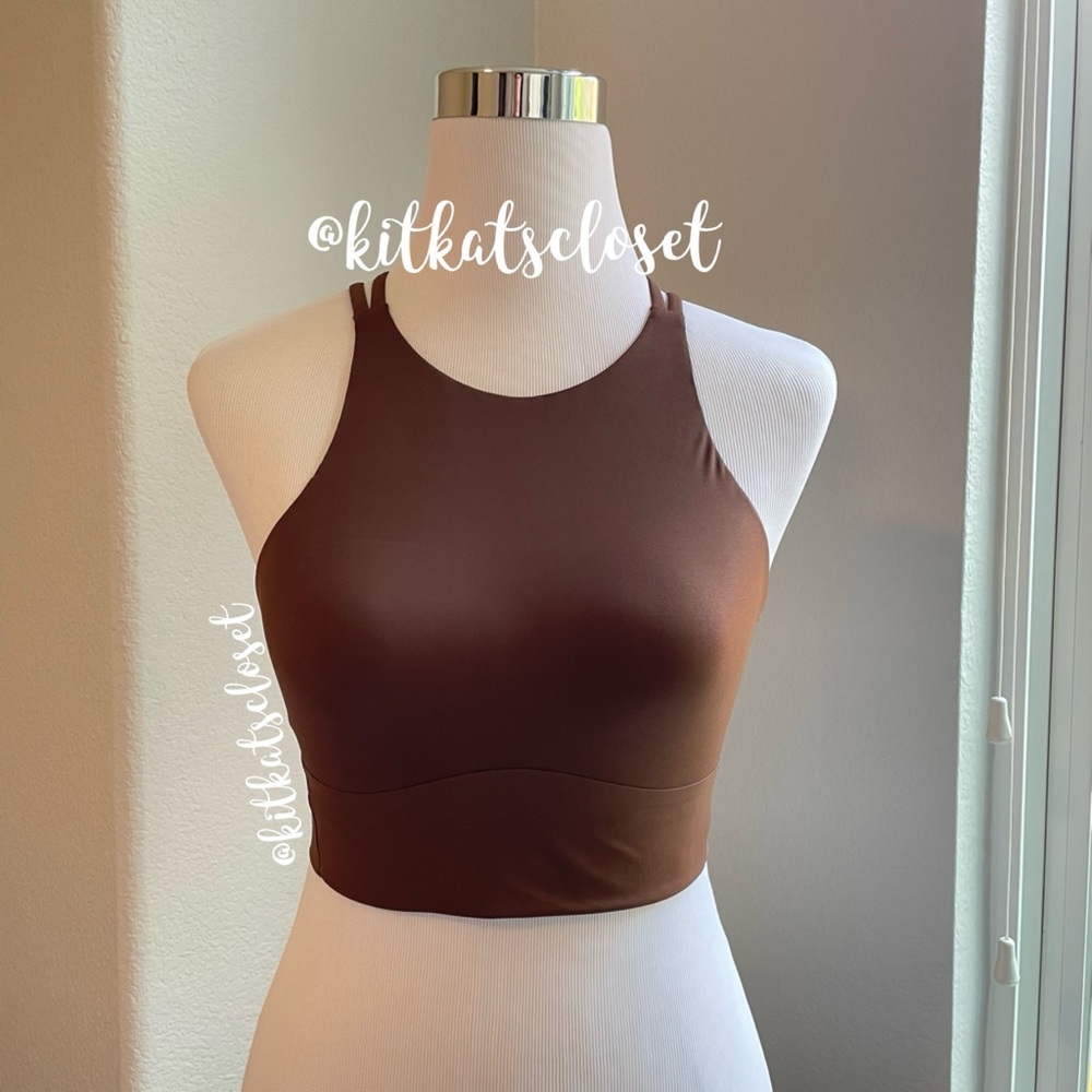 🆕 JAVA - NWT lululemon like a cloud high-neck long-line bra B-C cups size 8 - Picture 2 of 8